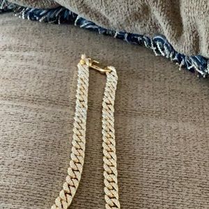 18 K Cuban link diamond Chain